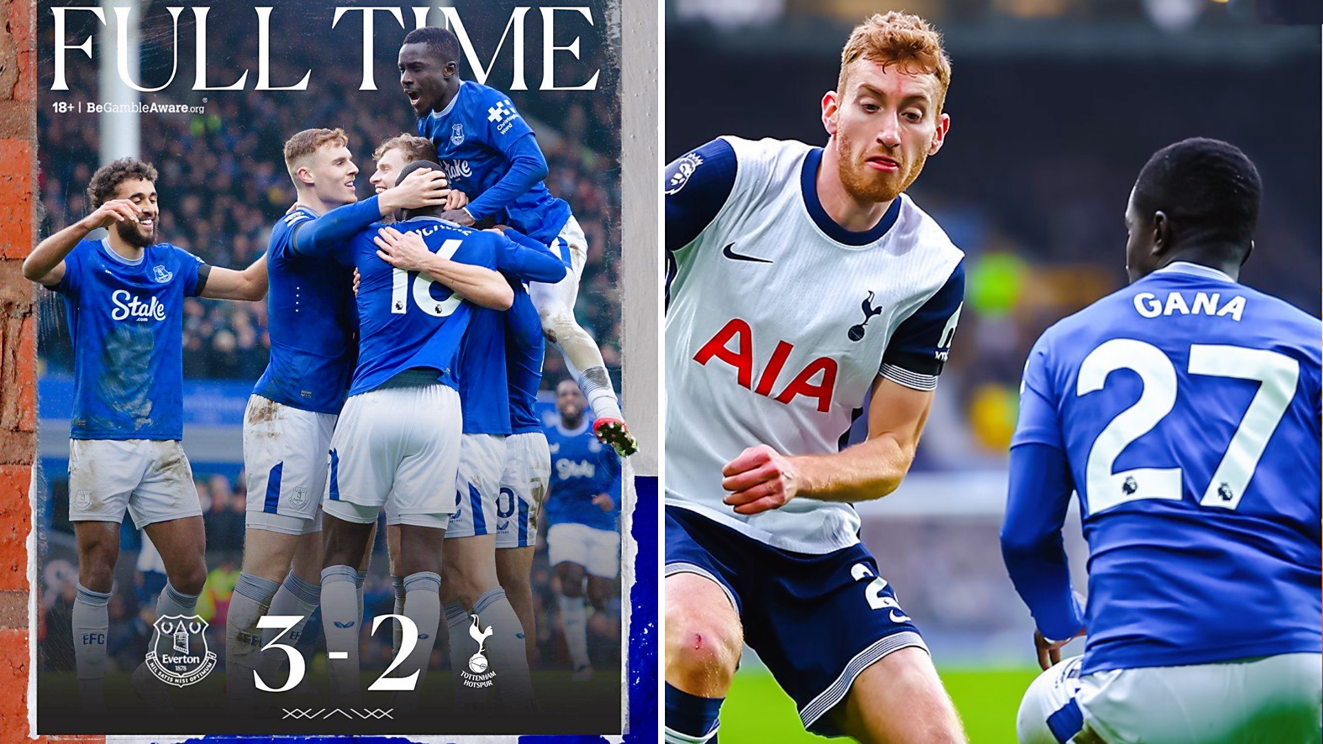 关于热刺客场大胜埃弗顿，稳固联赛前四的信息